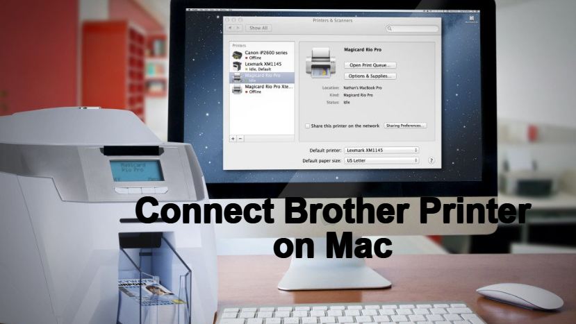 brother printer through parallels on a mac